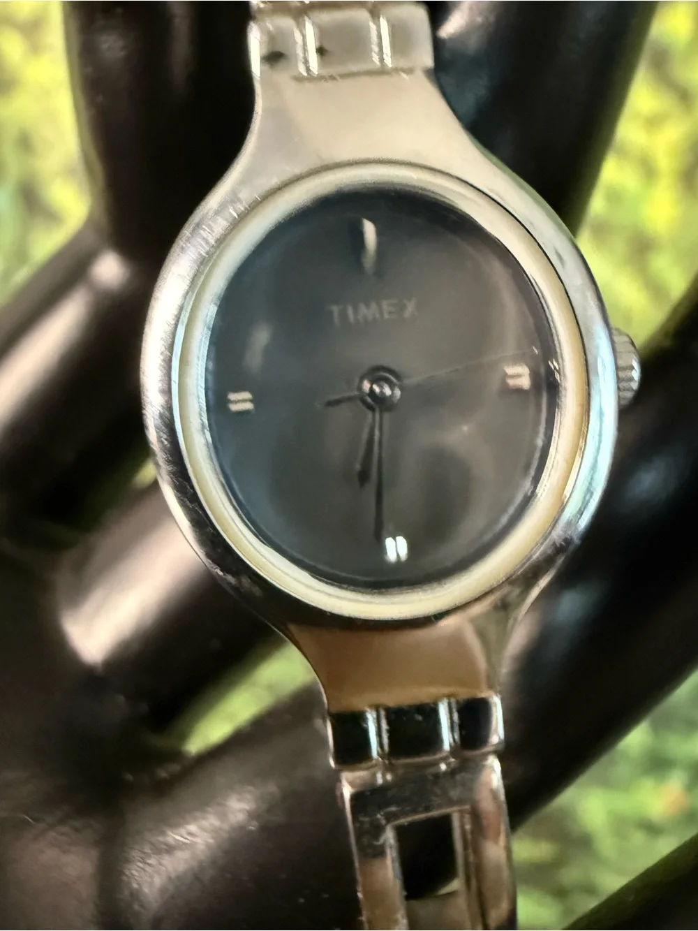 Timex Silver Watch and Link Bracelet
